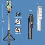 Universal Bluetooth Selfie Stick Tripod for iPhone 12 Samsung Xiaomi Huawei Monopod Selfie Shutter