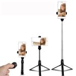 Wireless bluetooth Selfie Stick Tripod Remote Palo Handphone Live Photo Holder Tripod Camera Monopod Self-Timer Artifact Rod