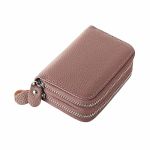 Womens Wallets Purses Multifunctional Female Design Women's Genuine Leather RFID Secure Zipper Credit Card Holder