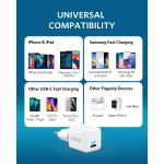 Anker Nano iPhone Charger, 20W PIQ 3.0 Durable Compact Fast Charger, PowerPort III USB-C Charger for iPhone 12 series