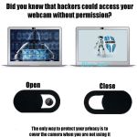 BSLIUFANG Universal WebCam Cover Shutter Magnet Slider Lens Cap For iPhone Web Laptop Tablet Camera Mobile Phone Privacy Sticker