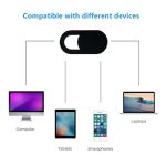 BSLIUFANG Universal WebCam Cover Shutter Magnet Slider Lens Cap For iPhone Web Laptop Tablet Camera Mobile Phone Privacy Sticker