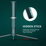 Green Selfie Stick Live Broadcast Support Universal Selfie Stick Mini Bluetooth Tripod Camera Phone Multifunction Remote Control