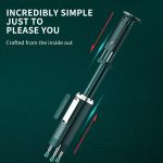 Green Selfie Stick Live Broadcast Support Universal Selfie Stick Mini Bluetooth Tripod Camera Phone Multifunction Remote Control