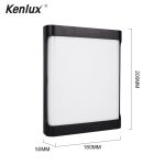 Kenlux 18W Plastic Waterproof  Outdoor Led Wall Lighting Indoor Porch LED Wall Lamp  Energy-saving WW/WH  Garden Outdoor Light