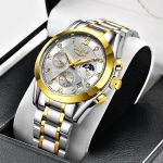 LIGE 2020 New Gold Watch Women Watches Ladies Creative Steel Women's Bracelet Watches Female Waterproof Clock Relogio Feminino