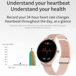 LIGE 2021 New Women Smart Watch Woman Fashion Watch Heart Rate Sleep Monitoring For Android IOS Waterproof Ladies Smartwatch+Box