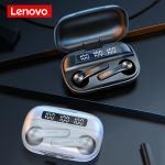 Lenovo QT81 TWS Wireless Headphone Stereo Sports Waterproof Earbuds Headsets with Microphone Bluetooth Earphones HD Call 1200mAh