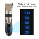 USB Rechargeable Ceramic Hair Clipper Electric Men Barber Hair Cutting Machine Trimmer Shaver Cordless Hair Trimmer