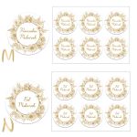 24/48pcs EID Mubarak Decor Stickers Ramadan Mubarak Decoration Islam Muslim Festival Favor Gifts Labels HAJJ Ramadan Kareem