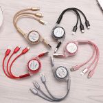 3 in 1 USB Cable For iPhone Samsung Xiaomi Multi Fast Charging Charger USB Type C Type-c Micro USB Cable For Mobile Phone