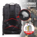 50L Large Capacity Men Army Military Tactical Backpack 3P Softback Outdoor Waterproof Bug Rucksack Hiking Camping Hunting Bags