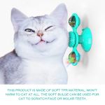 Cat Windmill Toy Funny Massage Rotatable Cat Toys With Catnip LED Ball Teeth Cleaning Pet Products for Dropshipping