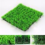 Eco-Friendly  Aquarium Ornaments Artificial Water Plastic Green Grass Plant Lawn Aquatic Aquarium Fish Tank Decor