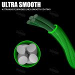 SeaKnight Brand TriPoseidon 4 Strands 300M PE Braided Fishing Line 8-80LB Multifilament Fishing Line Smooth for Carp Fishing