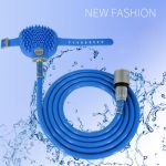 Shower Dog Pet Shower Head Handheld Cat Bathing Shower Tool For Pets Hot Dog Sprayer Bathing Glove 360 Washing Hair Long Hose