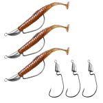 Thkfish Lead Head Fishing Hooks 5g 7g 10g 14g Bullet Jig Head hooks Sliver Weedless Offset Worm Hooks Texas Rigs Accessories
