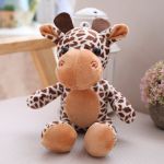 20cm Forest Animals Stuffed Doll Plush Jungle Series Animal Toy Plush Lion Tiger Leopard Giraffe Toys Kids Dolls Kids Gift