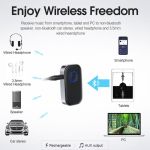 Bluetooth 5.0 Receiver for Car, Noise Cancelling Bluetooth AUX Adapter, Bluetooth Music Receiver for Home Stereo