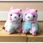 Cute Alpaca Small Pendant Doll Bamboo Charcoal Wool Plush Toy Bag Key Pendant Doll