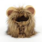 Playful Cat Wig Lion Mane Cosplay Hat - Cute Pet Clothes Cap with Ears for Dogs and Kittens