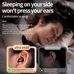 Invisible Sleep Wireless Earphone, TWS Bluetooth 5.3, IPX5 Waterproof, Noise Reduction