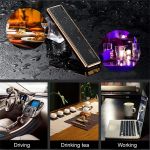 USB Rechargeable Metal Lighter | Easy to Carry, Windproof | Stylish Cigarette Accessory and Exquisite Gift for Men