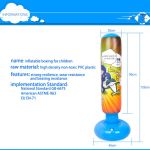 Tumbler Punching Bag, Fitness Toy for Kids, Outdoor Games, Boxing Training, Stress Relief