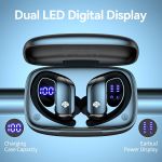 Wireless Earbuds Bluetooth Headphones 48hrs Play Back Sport Earphones with LED Display