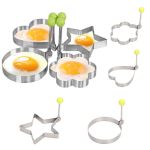 1Pcs Stainless Steel Fried Egg Mold Pancake Bread Fruit and Vegetable Shape Decoration Kitchen Accessories Kitchen Gadgets Tools