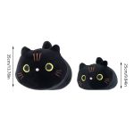 25cm 35cm Cartoon Soft Cat Plush Toy Black Stuffed Animal Plush Throw Pillow Kids Toy Birthday Gift for Children Room Decoration