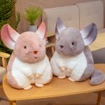 Dropshipping New arrival CUTE plushy Chinchillas soft toy stuffed animal plush doll mascot for kids