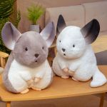 Dropshipping New arrival CUTE plushy Chinchillas soft toy stuffed animal plush doll mascot for kids