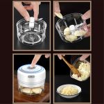 Electric Garlic Masher Sturdy Durable Mini Crusher Chopper USB Charging For Crushed Garlic Crushed Ginger Crushed Fresh Chili