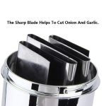 Food Chopper Vegetable Chopper and Slicer Dicer Manual Mini Hand Chopper Onion Garlic Mincer with Cover