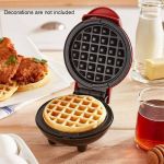 Mini Electric Non-Stick Waffle Maker Mold Pancake Bakeware Pan Bubble Egg Cake Oven Breakfast Waffle Machine Kitchen Accessories