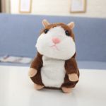 New Talking Hamster Mouse Pet Christmas Toy Speak Talking Sound Record Hamster Educational Plush Toy for Children Christmas Gift