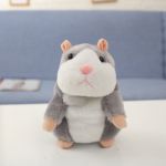 New Talking Hamster Mouse Pet Christmas Toy Speak Talking Sound Record Hamster Educational Plush Toy for Children Christmas Gift