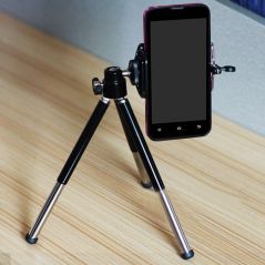 1PC Mini Aluminum Alloy Desktop Tripod 2 Section Stand Holder for Projector Camera