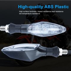 4 pieces Motorcycle LED Turn Signal Indicator Amber flasher Light for Ducati monster 796 800 1199 panigale Motocross Accessories