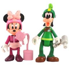 7Pcs/Set Disney Action Figures Toys Mickey Minnie Mouse Donald Daisy Duck Goofy Pluto Model Dolls Kids Gift