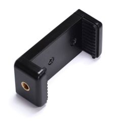 Durable Mobile Phone Clip Adapter Universal For Tripod Monopod Holder Clamp Bracket Stand Holder Mount Black