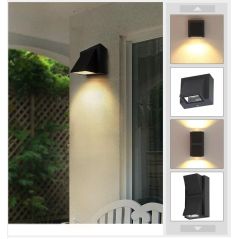 LED Wall Lamp IP65 Outdoor Waterproof Garden Porch Lighting Lamp 5W 10W Modern Simple Aluminum Indoor Wall Light