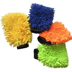 Waterproof Car Wash Microfiber Chenille Gloves Thick Car Cleaning Mitt Wax Detailing Brush Auto Care Double-faced Glove