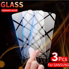 3PCS Screen Protector Tempered Glass for Samsung Galaxy A51 Note 20 10 S10 Lite S20 FE A21S A50 A41 A70 A71 A31 Protective Glass