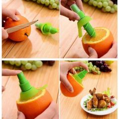 Lemon sprayer gadget Kitchen Accessories Creative Lemon Sprayer Fruit Juice Citrus Lime Juicer Spritzer Kitchen Gadgets Goods fo