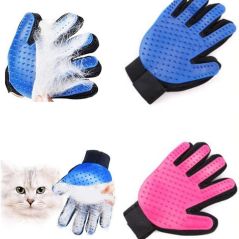 Snailhouse Pet Glove Cat Grooming Deshedding Brush Gloves Cats Dog Animal Back Massage Fur Washing Bathing Glove Comb For Animal