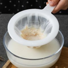 400 Mesh Reusable Nylon Ultra Fine Filter Mesh Strainer Spoon Sieve Soy Milk Juice Coffee Food Filter Kitchen Colander Tool