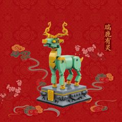 QMAN 2020NEW Ancient Chinese Classic Forbidden City Architectural Statue Building Block Sets Assembly Model Children Toy Gift
