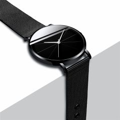 2020 Minimalist Men's Fashion Watches Simple Men Business Ultra Thin Stainless Steel Mesh Belt Quartz Watch reloj hombre